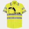 Men's High Visibility Safety Short Sleeve Work Shirt Thumbnail