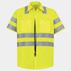 Men's High Visibility Safety Short Sleeve Work Shirt Thumbnail