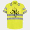 Men's High Visibility Safety Short Sleeve Work Shirt Thumbnail