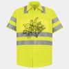 Men's High Visibility Safety Short Sleeve Work Shirt Thumbnail