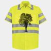Men's High Visibility Safety Short Sleeve Work Shirt Thumbnail