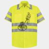 Men's High Visibility Safety Short Sleeve Work Shirt Thumbnail