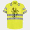 Men's High Visibility Safety Short Sleeve Work Shirt Thumbnail