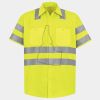 Men's High Visibility Safety Short Sleeve Work Shirt Thumbnail