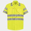 Men's High Visibility Safety Short Sleeve Work Shirt Thumbnail