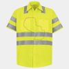 Men's High Visibility Safety Short Sleeve Work Shirt Thumbnail