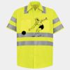Men's High Visibility Safety Short Sleeve Work Shirt Thumbnail