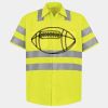 Men's High Visibility Safety Short Sleeve Work Shirt Thumbnail