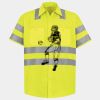 Men's High Visibility Safety Short Sleeve Work Shirt Thumbnail