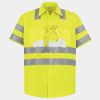 Men's High Visibility Safety Short Sleeve Work Shirt Thumbnail