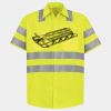 Men's High Visibility Safety Short Sleeve Work Shirt Thumbnail