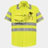 Men's High Visibility Safety Short Sleeve Work Shirt Thumbnail