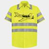 Men's High Visibility Safety Short Sleeve Work Shirt Thumbnail
