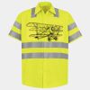 Men's High Visibility Safety Short Sleeve Work Shirt Thumbnail