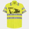 Men's High Visibility Safety Short Sleeve Work Shirt Thumbnail