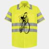 Men's High Visibility Safety Short Sleeve Work Shirt Thumbnail