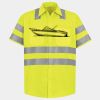 Men's High Visibility Safety Short Sleeve Work Shirt Thumbnail