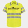 Men's High Visibility Safety Short Sleeve Work Shirt Thumbnail