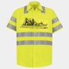 Men's High Visibility Safety Short Sleeve Work Shirt Thumbnail