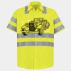 Men's High Visibility Safety Short Sleeve Work Shirt Thumbnail