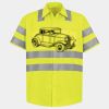 Men's High Visibility Safety Short Sleeve Work Shirt Thumbnail