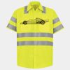 Men's High Visibility Safety Short Sleeve Work Shirt Thumbnail