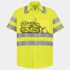 Men's High Visibility Safety Short Sleeve Work Shirt Thumbnail