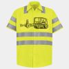 Men's High Visibility Safety Short Sleeve Work Shirt Thumbnail