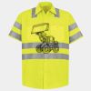 Men's High Visibility Safety Short Sleeve Work Shirt Thumbnail