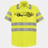 Men's High Visibility Safety Short Sleeve Work Shirt Thumbnail