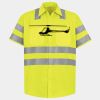 Men's High Visibility Safety Short Sleeve Work Shirt Thumbnail