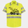 Men's High Visibility Safety Short Sleeve Work Shirt Thumbnail
