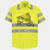 Men's High Visibility Safety Short Sleeve Work Shirt Thumbnail