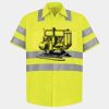 Men's High Visibility Safety Short Sleeve Work Shirt Thumbnail