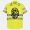 Men's High Visibility Safety Short Sleeve Work Shirt Thumbnail