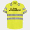 Men's High Visibility Safety Short Sleeve Work Shirt Thumbnail