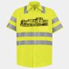 Men's High Visibility Safety Short Sleeve Work Shirt Thumbnail