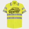Men's High Visibility Safety Short Sleeve Work Shirt Thumbnail