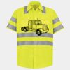 Men's High Visibility Safety Short Sleeve Work Shirt Thumbnail