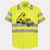Men's High Visibility Safety Short Sleeve Work Shirt Thumbnail