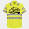 Men's High Visibility Safety Short Sleeve Work Shirt Thumbnail