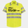 Men's High Visibility Safety Short Sleeve Work Shirt Thumbnail