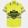 Men's High Visibility Safety Short Sleeve Work Shirt Thumbnail