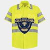 Men's High Visibility Safety Short Sleeve Work Shirt Thumbnail