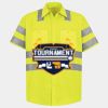Men's High Visibility Safety Short Sleeve Work Shirt Thumbnail