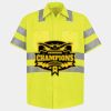 Men's High Visibility Safety Short Sleeve Work Shirt Thumbnail
