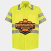 Men's High Visibility Safety Short Sleeve Work Shirt Thumbnail