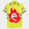 Men's High Visibility Safety Short Sleeve Work Shirt Thumbnail