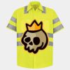 Men's High Visibility Safety Short Sleeve Work Shirt Thumbnail