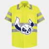 Men's High Visibility Safety Short Sleeve Work Shirt Thumbnail